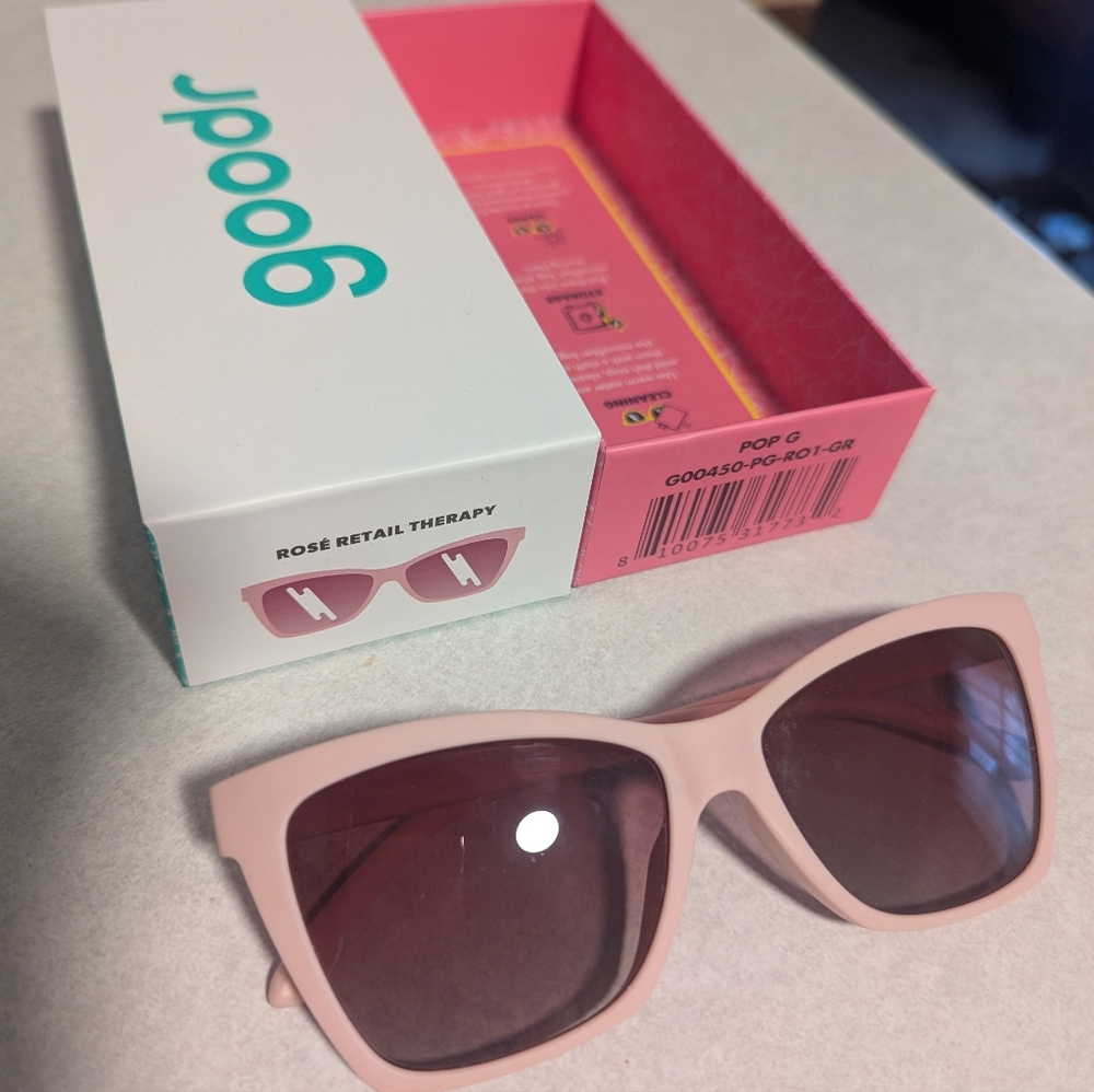 Goodr Rose Pink Sunglasses